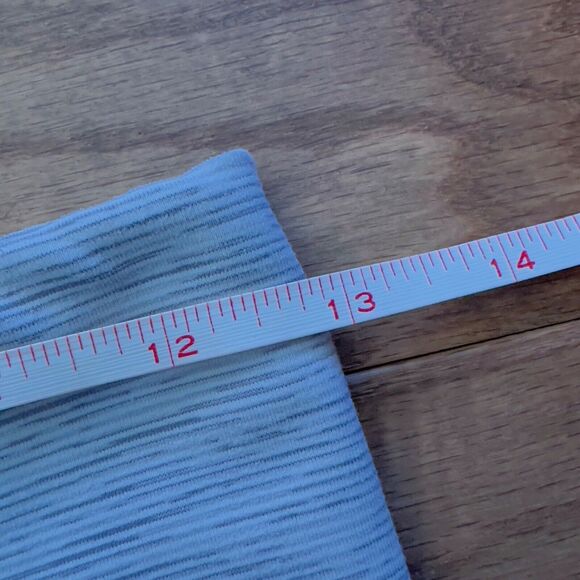 Lululemon Train Times Pant 25" Size 6 Wee Are From Space Sheer Blue Chambray - Picture 8 of 12